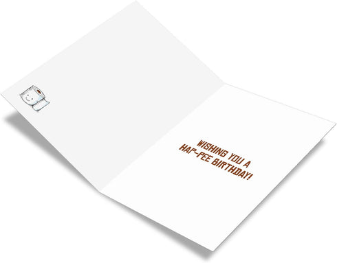 The Best Card Company Funny Birthday Puns Card - Hilarious 5x7 with Envelope Included