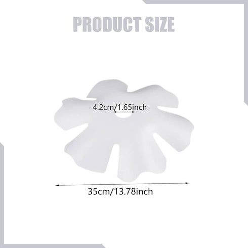 Ioensy 35cm Minimalist Table Pendant Lamp, Floral Design, PVC Flower