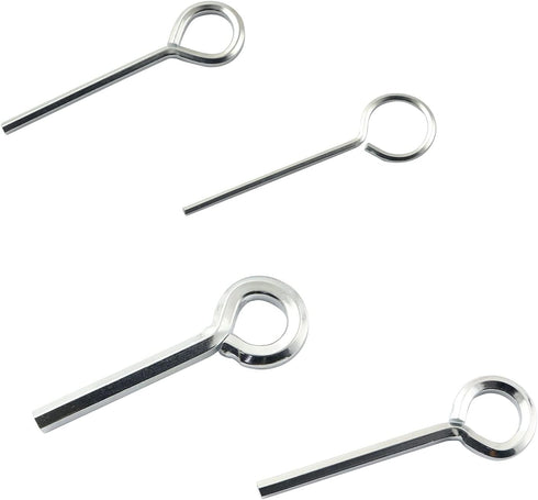 5IN1 Ring Allen Wrench Set - 5/64" 1/8" 5/32" 7/32" Allen Key Door Keys with Keychain for Panic Exit Device