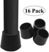 Kyuionty 16Pcs 7/8 Inch Rubber Chair Leg Tips Caps Furniture Table Chair Leg Caps