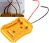 2 Packs Upgrade for DeWALT Battery Adapter - Power Source Mount for Dewalt 20V Battery Adaptor Dock with Wires