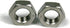RAW PRODUCTS CORP 304 5/16"-24 25 Left Hand Jam Nuts Stainless Steel QTY