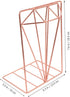 ARTIBETTER Iron Bookends for Desk Organization Stylish Book Fixing Rack for Office Home Non Slip Bookshelf Accessories