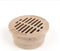 Premium USA Made 3" Inch TAN Outdoor Round Flat Drain Grate Cover, Fits All 3" Inch Sewer & Drain Pipe/Fittings