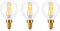 Globe E12 Bulb, 4W(40-Watt Equivalent), Soft White 3000K, G15/G50 Dimmable LED Light