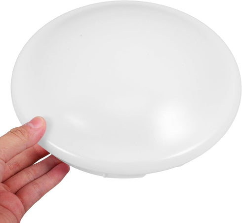 18.7cm iplusmile Replacement Mushroom Ceil Shade, Plastic White Flush Mount Ceiling Light Cover Lamp Dustcovers