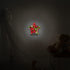 bisibuy Poinsettia Flowers Night Lights Plug Into Wall Red Green LED Nightlights with Dusk-to-Dawn Sensor Automatic