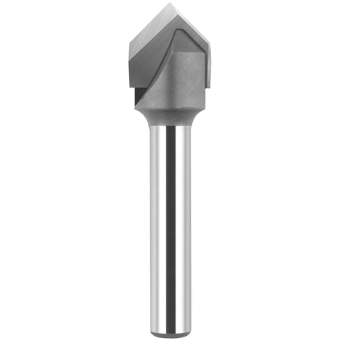 BINSTAK 90 Degree V Groove Router Bit Carbide Chamfer Bits with 1/4" Shank