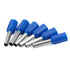 XHF 1000 PCS AWG 14/2.5mm² Wire Ferrules Insulated Copper Crimp Connectors, Blue Crimp Pin Terminals