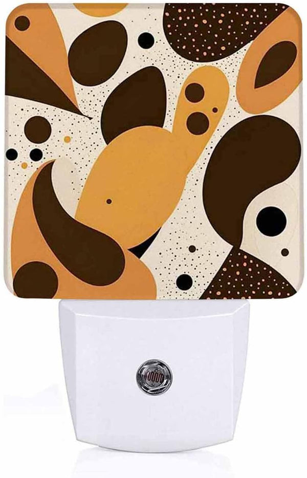 Jahiona LED Night Light Lamp with Smart Sensor Dusk to Dawn Sensor,Drops-Like Shapes