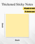 Sticky Notes 3x3 in 3600 Sheets, 48 Pads Yellow Self-Stick Memo Pads, Clean Removal Durable Adhesive for Office