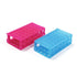 ULAB Plastic Multipurpose 3-Way Centrifuge Tube Rack Set, 2 Colors Red Blue, PP Material, Suitable for Tubes of Dia.=30mm, UTR1017