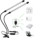 YGS-Tech LED Black Light, 3 9 12H Timer, 10 Dimmable Levels UV Light, Dual Head 54LEDs Blacklight for Glow in The Dark