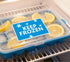 Besttile Frozen Frozen Packing Sticker,2x3 Inch 300 Keep Shipping Label Stickers Waterproof White/Blue Adhesive
