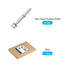 Hex Head Screws Bolts, Nuts, Flat & Lock Washers Kits (M10-1.5x120mm) 4 Set, Stainless Steel Machine Screws for Home
