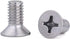 NGe M4X8mm Stainless Steel Flat Head Cross Screw, 100PCS Countersunk Head Screw