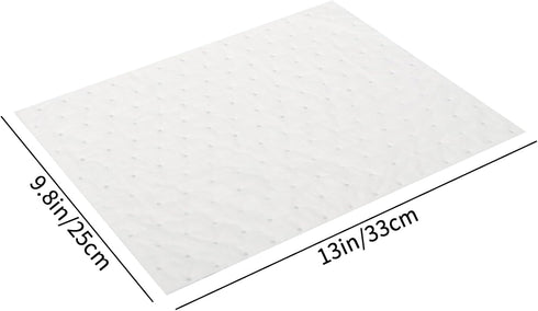 10 13 inch, (100 Oil Absorbent Pads Sheets x Waterproof Anti-Slip Speedy Dry Absorbent Mat, Oil Change Pads for Under