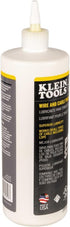 56117 1-Quart Klein Tools Wax Lubricant, Made in USA, Premium Synthetic Wax Wire and Cable Pulling Lubricant, Squeeze