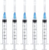 50 Pack 3ml Syringes with Needle - 23 Gauge, 5/8 inch Needle Luer Lock Syringe, Individually Sealed Packaged