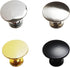 PILYON 6 Drawer Pulls Pcs Zinc Alloy Single Hole Handle Drawer Bedside Cabinet Mushroom Handle Cabinet Wardrobe, Gold