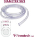 Fermtech Food Grade Vinyl Tubing, 10 feet, 5/16 ID, 7/16 OD, Clear