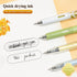 M&G Gel Pens, 4 PCS Black Gel Pens, Fine Point 0.5mm, Cute Gel Ink Pens with Flower for Smooth Writing