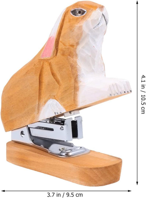Cute Animal Stapler, Kids Stapler for Office Supplies, Miniature Portable Stapler for Desk and Paper Clips
