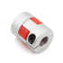 Zeberoxyz 2PCS 8mm to 8mm Aluminium Plum Flexible Shaft Coupling, 8x8mm Motor Connector for 3D Printer CNC