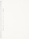 KOKUYO D Shaped Soft Ring Notebook - 6mm Ruled, 37 Lines, 80 Sheets, B5, Transparent, Japan Import