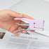 Purple Plier Stapler with #10 Staples Set, Cute Manual Stapler with 1000 Rose Gold Staples for Office Supplies