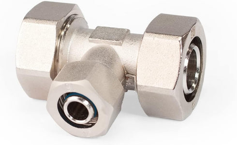 Maxline Reducing Tee Fitting - M8014 for 3/4-Inch x 1/2-Inch x 3/4-Inch Tubing