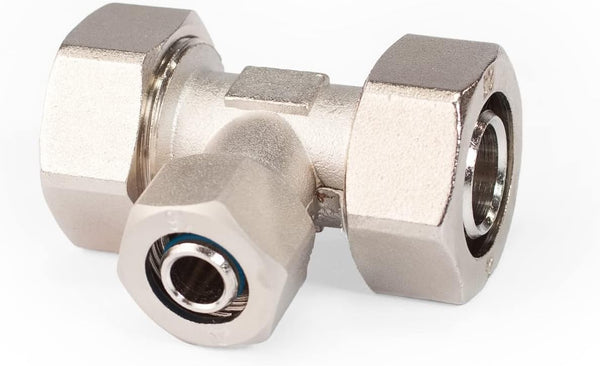 Maxline Reducing Tee Fitting - M8014 for 3/4-Inch x 1/2-Inch x 3/4-Inch Tubing