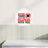 Elegant Soiled Diaper Disposal Sign for Walls or Doors | Perfect for Restaurants and Bars - Small Size