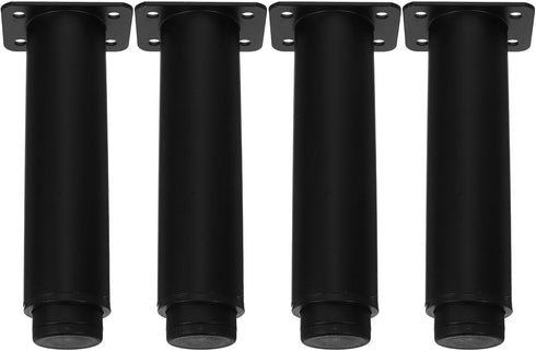 Hemobllo 4pcs Adjustable Metal Furniture Legs Bed Frame Support Sofa Cabinet Levelers