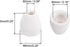 uxcell 1500pcs Ceramic Electrical Insulator, 2mm Dia Tapered Porcelain Tube Beads, High Temperature Max 1000C