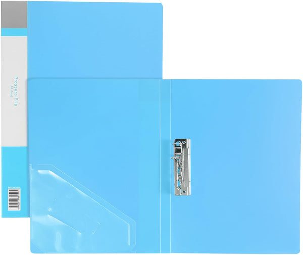 PATIKIL 9.3x12.2" Punchless Binder Clamp - 2 Pcs Plastic Single Strong Clip Clamp Binder Without Rings Sheet File