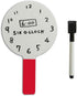 Hand Held Dry Eraser Paddle Board, Two Sided Quick Response White Board