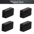 Fielect Junction Box ABS Plastic Dustproof Universal Electrical Project Enclosure Black 1.89 x 1.02 x 0.61 inch, 4Pcs