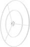 Crystal Lamp Stand Frame Ring Support for Chandelier Diy Ring Lamp Shade