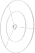 Crystal Lamp Stand Frame Ring Support for Chandelier Diy Ring Lamp Shade