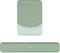 MOSISO Wrist Rest Support for Mouse Pad&Keyboard Set, Rectangular Ergonomic Mousepad Non-Slip
