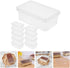 10pcs Cake Box Clear Tiramisu Box, Food Containers Bakery Carrier Packing Small Cake Holder with Lid