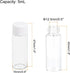 PATIKIL 5ml Essential Oil Bottles, 50 Pack Clear Glass Bottles with Orifice Reducer Sample Vial Screw Cap Storage Vials Container Style 3, White by PATIKIL