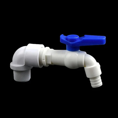 White 3/4 inch 90 Degree Elbow PVC Male to Female Thread Adapter Pipe Pressure Fittings (4pcs)