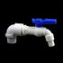 White 3/4 inch 90 Degree Elbow PVC Male to Female Thread Adapter Pipe Pressure Fittings (4pcs)