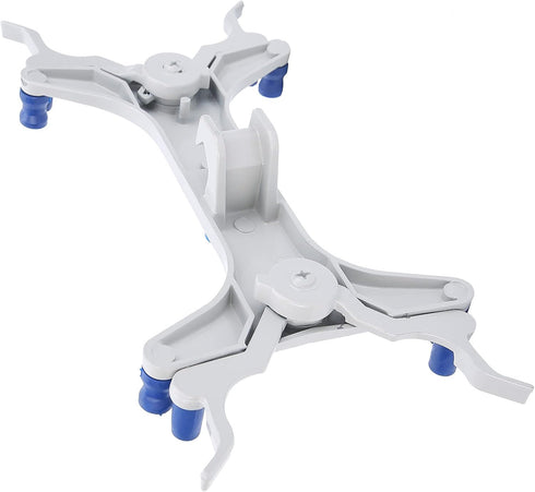 Aluminum Burette Clamp Accessory, Dual Burette Clip Holder for Titration Stand, Aluminum Butterfly Clip