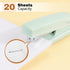 Portable Office Stapler - Durable Stapler for Desk Supplies in Green Color