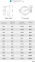 TNMHHM 304 Applications(114mmx130mm) Stainless Steel Tri Clamp Ferrule - Heavy Duty Sanitary Fitting for Homebrew