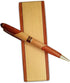 Luxury Wooden Ballpoint Pen Gift Set with Business Case Display, Nice Writing Pen with Gel Ink Refills