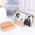 MOORCHOCO 16 12 Beech Wood Phone Stand, Desktop Mobile Holder Cell Phone Stand for Desk-Portable Wood Phone Holder
